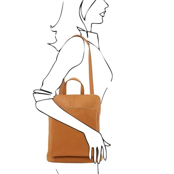 Vera Pelle Bag Soft leather backpack for women - Picture 6 of 7